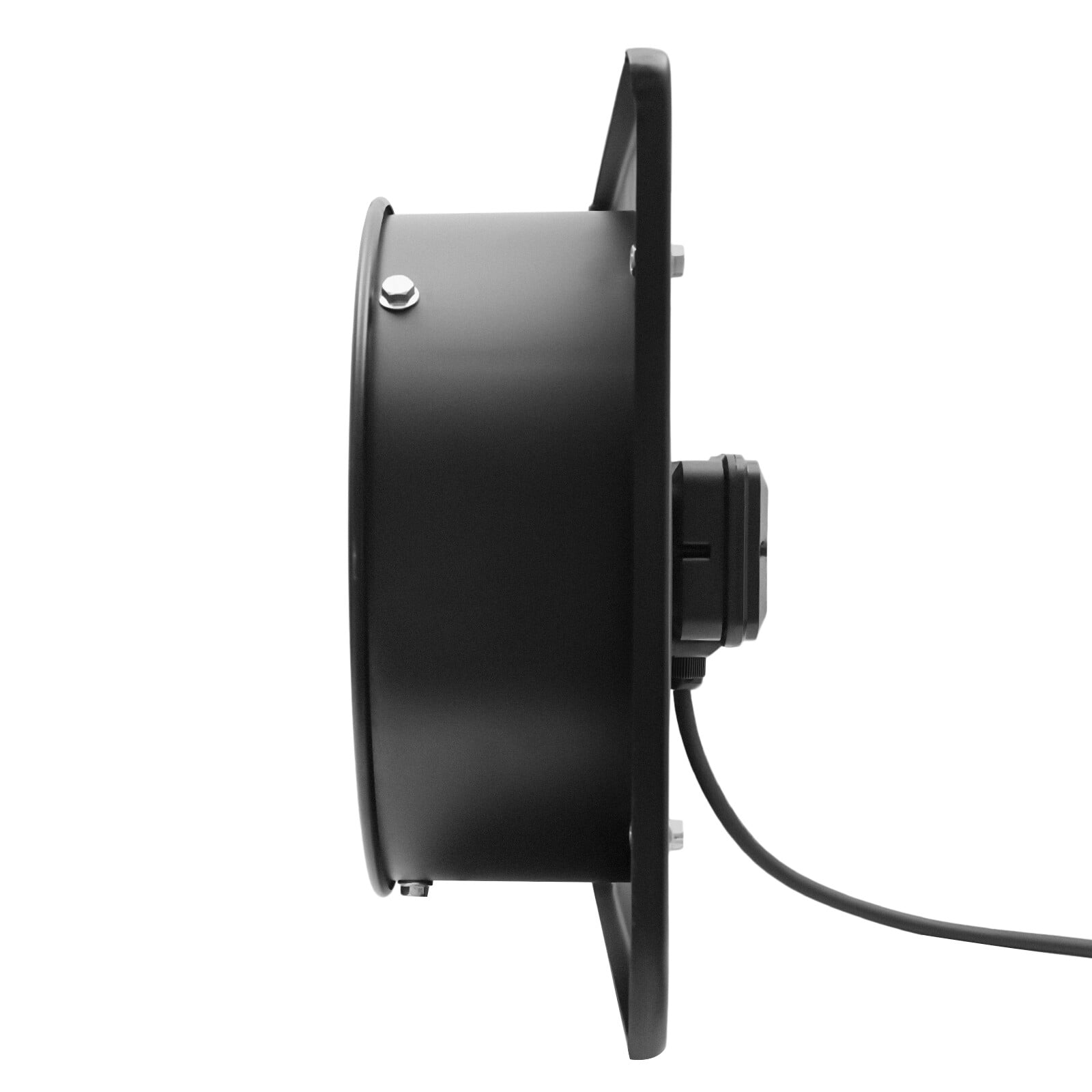 Commercial Extractor Fan 250mm Stylish Kitchen Ventilator Duct Air Vent Grille Black 12.6*12.6 for Kitchens