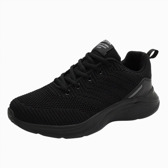 Tennis Shoes for Women Walking Running Gym Lightweight Athletic Sneakers Slip on Breathable Fashion Workout Shoes Black Size 9