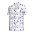 thumbnail image 4 of Wukai Lavender Flowers Men’s Polo Shirts,Quick-Dry Athletic Shirt,Classic Fit Shirts-, 4 of 8