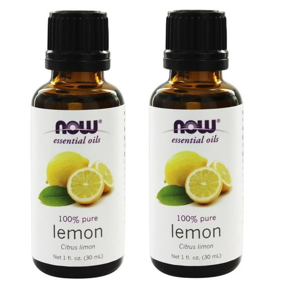 Now Foods, Essential Oils, Lemon, 1 fl oz (2 Pack)