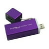 MiPow Power Tube 3000 - External battery pack - Li-pol - 3000 mAh - purple - for Apple iPhone/iPod