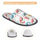 thumbnail image 3 of Fotbe Dinosaur Pantuflas Peludas para Mujer con Estampado, Zapatillas de Peluche, Zapatos de Invierno para Casa, Uso Interior y Exterior-Large, 3 of 8