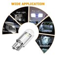 thumbnail image 3 of 2pcs T10 W5W 12V LED COB Parking Signal Lamp Crystal Blue Acrylic Car Bike Bulb Auto License Plate Lamp Dome Reverse Light DIY, 3 of 5