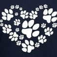 thumbnail image 3 of CafePress - Paws Heart Hoodie (Dark) - Pullover Hoodie, Classic, Comfortable Hooded Sweatshirt, 3 of 4
