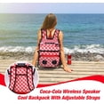 thumbnail image 4 of Coca-Cola 24 Can Cooler Backpack and Folding Chair with Built-In Bluetooth Speakers, 4 of 5