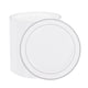 thumbnail image 1 of WELLIFE Platos de Cena de Plástico Plateado 72 Piezas Platos Desechables de Plata de 10.25" Platos de Almuerzo de Plástico Duro Premium Ideales para Bodas y Fiestas, 1 of 5