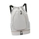 thumbnail image 5 of Mochila deportiva para baloncesto, equipo con compartimento para zapatos, mochila de tenis, bolsa para raqueta de bádminton, para acampar, para hombre Gris, 5 of 8