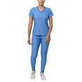 thumbnail image 1 of Adar Pro Women's Sweetheart V-Neck Scrub Set, Heather, Sizes XS-XXXL, 1 of 7