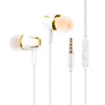 thumbnail image 3 of fastboy Tablette Écouteurs Filaires avec Micro Jogging Randonnée Contrôle Intra-Auriculaire Casque Musique 3.5mm Casque Sport Or, 3 of 6
