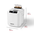 thumbnail image 2 of Starfrit Digital Bread Maker, 12 Programs, 2 Loaf Sizes 1.5 lb & 2 lb, Gluten Free Setting, Delay Timer, Non-Stick Pan, Nut Dispenser, 500W, 2 of 10