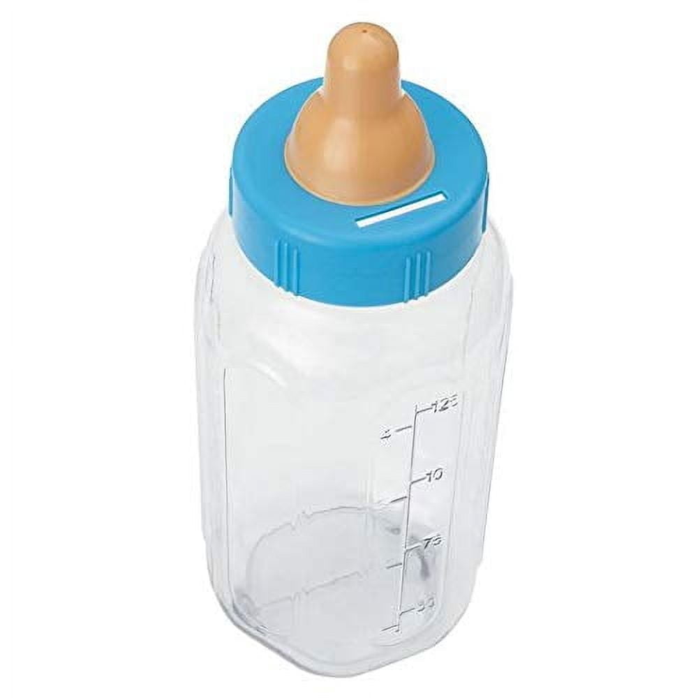 Blue Plastic Baby Bottle Bank, 1ct, Way To Celebrate - Walmart.com