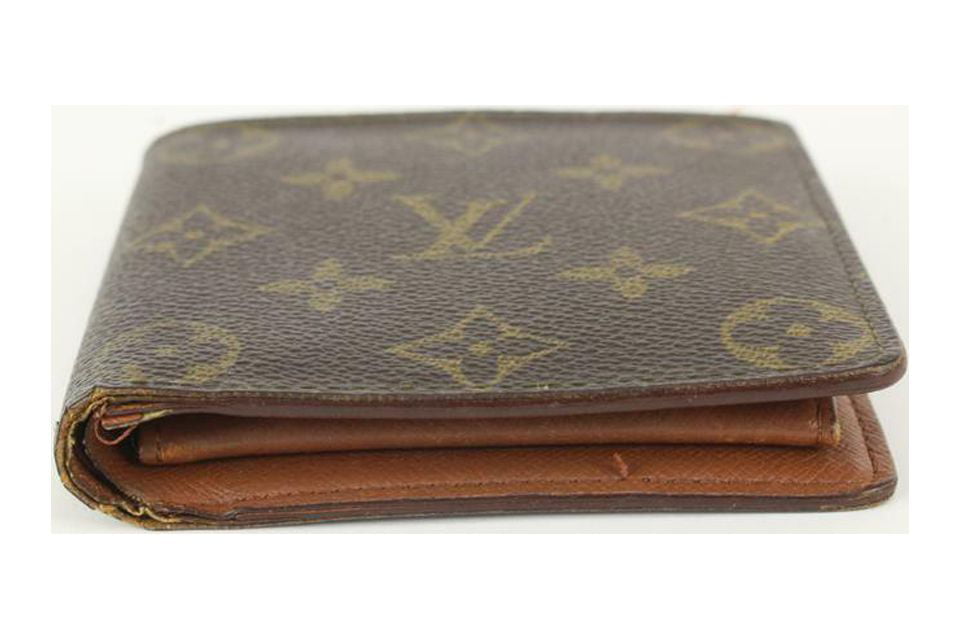 Louis Vuitton Monogram Multiple Slender Marco Florin Men's Bifold Wallet  331lvlm2
