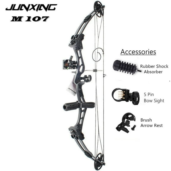 AMEYXGS Archery Compound Bow Junxing M107 Adjustable Poundage (30 - 50lbs)
