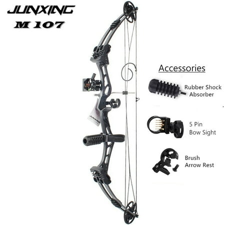 AMEYXGS Archery Compound Bow Junxing M107 Adjustable Poundage (30 - 50lbs)