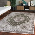 thumbnail image 3 of SAFAVIEH Bayside Sherwood Oriental Polyester Area Rug, Green/Ivory, 8' x 10', 3 of 12