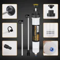 thumbnail image 3 of Automotive Fluid Extractor Pump Oil Change Syringe With Hose Manual Fuel Suction, 3 of 6
