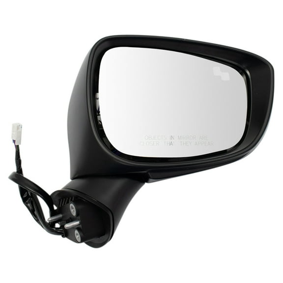 TRQ Passenger Side Mirror Power Heated with Blind Spot Indicator Paint to Match Fits 2016-2021 Mazda CX-3 MA1321217
