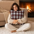 thumbnail image 5 of Christmas Plaid Throw Pillow with Insert, Tartan Decorative Cushion for Sofa, Couch and Holiday Home Decor, 5 of 7