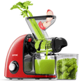 thumbnail image 1 of SIFENE Slow Masticating Juicer Machine, Dual Mouth, High Juice Yield, Quiet Motor, Red, New, 1 of 8