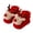 M, variant on Lispipm 0-1Y Infant Baby Christmas Socks Fleece Lined Non Slip Winter Warm Crib Footwear Toddler First Walking Slippers Red 0-1 Years