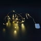 thumbnail image 2 of piezas/lote 2 m 20 LED cadena de luces flexibles botón de funcionamiento a batería cable de cobre ultrafino Navidad fiesta boda decoración - BLANCO, 2 of 4