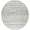 thumbnail image 2 of Livabliss Washable Rugs for Living Room, 7ft Round Lavadora Global Ink Blue Round Area Rug, Bedroom Dining Room Home Decor Stain Resistant Carpet (6'7" x 6'7"), 2 of 8