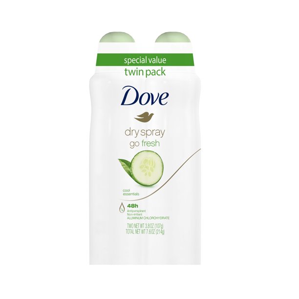 Dove Advanced Care Dry Spray Antiperspirant Deodorant Cool Essentials