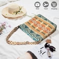 thumbnail image 2 of Hippie Stripes Canvas Crossbody Bag – Vintage Bohemian Tote with Rustic Vibes, Reusable and Eco-Friendly, 2 of 5