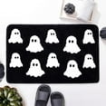thumbnail image 4 of Dmlowu Halloween Bathroom Rugs, Extra Soft Ghost Bath Mat, Non Slip Door Mat for Holiday Party Halloween Decorations Outdoor & Indoor, 16x24 Inch Halloween Decorations Shower Mat, 4 of 6