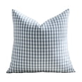 thumbnail image 2 of Fundas de almohada impermeables para exteriores con estampado clásico de cuadros para patio, piscina, jardín y sofá: fundas decorativas para cojines con textura tejida, fáciles de limpiar., 2 of 6