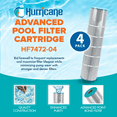 thumbnail image 2 of Hurricane 8 Pack HF7472-04 Advanced Pool and Spa Filter Cartridge Replacement, 2 of 9