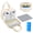 Cream, variant on Breastmilk Cooler Travel Bag with Ice Pack, Compatible with Wearable Breast Pumps & Accessories - Portable Hands Free Breast Pump Carrying Case for Nursing & Working Moms, Cream