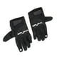 thumbnail image 4 of Guantes de portero profesionales antideslizantes para entrenamiento de fútbol, protección duradera para las manos, talla L, color negro, 4 of 8