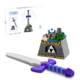 thumbnail image 3 of Breath Of The Wild The Master Sword Building Blocks Set For Zeldaed Hyrule Castle BOTW Arms Bricks Toys Children Gifts Christmas, 3 of 9