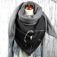thumbnail image 3 of Châles et Foulards Décontractés pour Femmes, Doux, Imprimés, d'Hiver, Mode, à Boutons, Foulard Chaude, 3 of 5