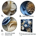 thumbnail image 3 of Designart "Gathered Petal Elegance IV" Ranunculus Floater Framed Canvas Prints, 3 of 5