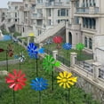 thumbnail image 6 of Whoamigo Wrought Iron Rotating Windmill Metal Wind Spinner Landscape Ornament for Outdoor Courtyard Yard Lawn Pinwheel Decor, 6 of 16