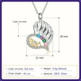 thumbnail image 3 of Mementos Personalized Mother's Family Birthstone and Names Necklace, 3 of 8