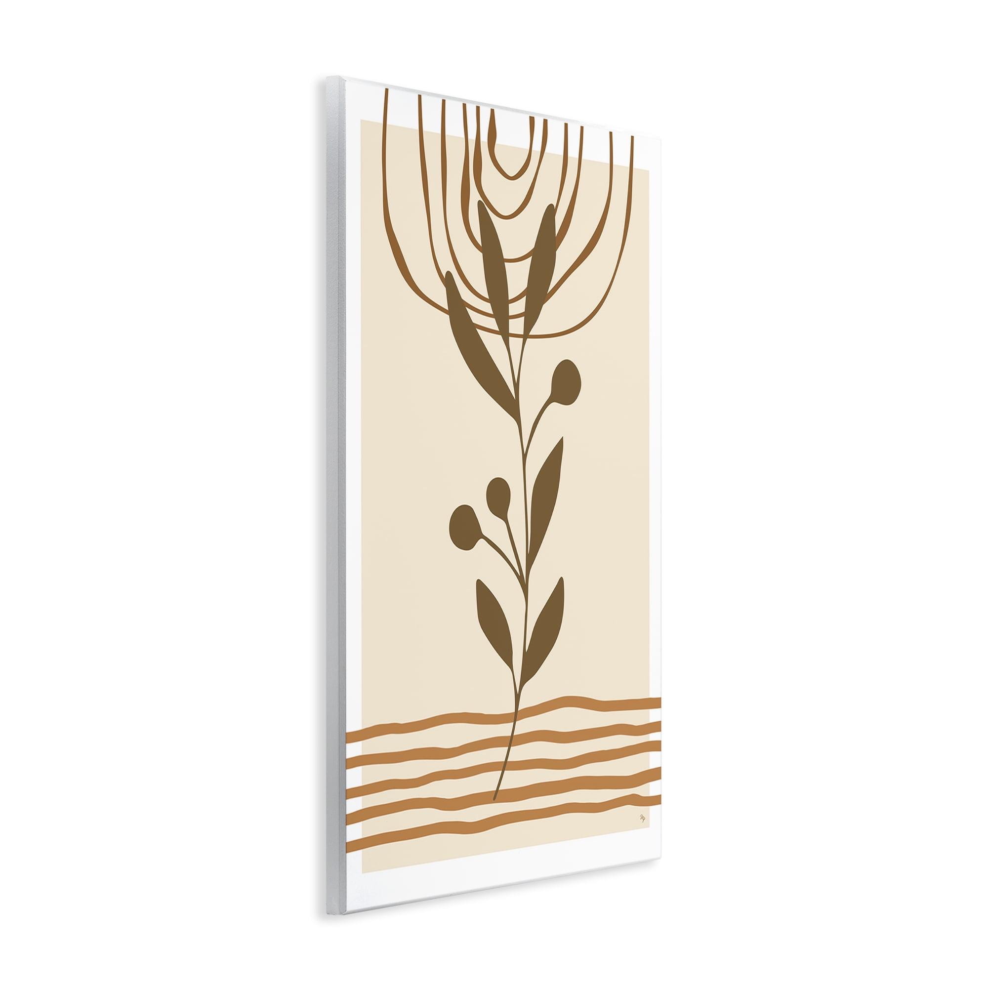 Stupell Industries Bohemian Plant Sprig Botanical & Floral Painting Unframed Art Print Wall Art, 10 x 15