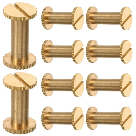 Worgeous  10 Pcs Rivet Press for Bag Making Leather Kit Spikes and Studs Screw Duty