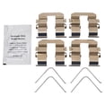 thumbnail image 2 of TRQ Rear Ceramic Brake Pad Set for Hyundai Sonata Kia Optima BFA15070 Fits select: 2016-2017 KIA OPTIMA LX, 2018 KIA OPTIMA LX/S, 2 of 6