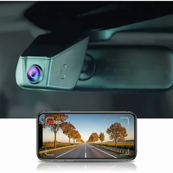 Fitcamx 4K Dash Cam Suitable for Ford Escape Explorer & Lincoln Aviator Nautilus Navigator Corsair, Integrated OEM Look, 64GB Card
