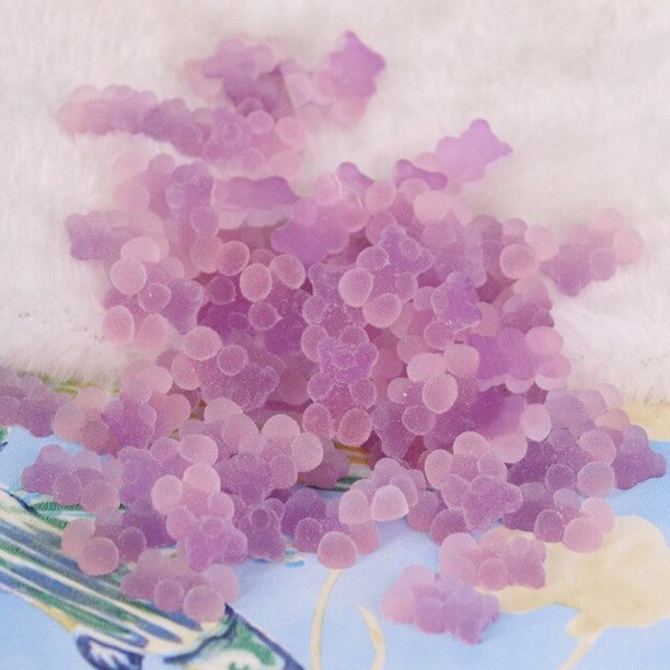 50 uds/20 piezas/10 Uds. De abalorios para decoración de uñas con diamantes de imitación, accesorios de manicura Kawaii, abalorio 3D de oso de piruleta de resina para uñas DIY Tan Jianjun unisex