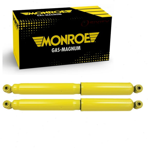 2 pc Rear Shock Absorbers compatible with Chevrolet Silverado 2500 HD 2001-2010