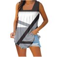 thumbnail image 1 of Puntoco Camisetas ajustadas para mujer Camiseta holgada cómoda con estampado de moda para mujer Top sin mangas, 1 of 5