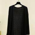 thumbnail image 4 of Uooqdmx Light Weight Cardigan Women Summer Cardigan Long Cardigans for Women Open Front Cardigan for Women Light Cardigans for Women, Black XL, 4 of 5