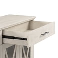 thumbnail image 5 of Bush Lennox Engineered Wood Sideboard Buffet Cabinet in Linen White Oak, 5 of 8