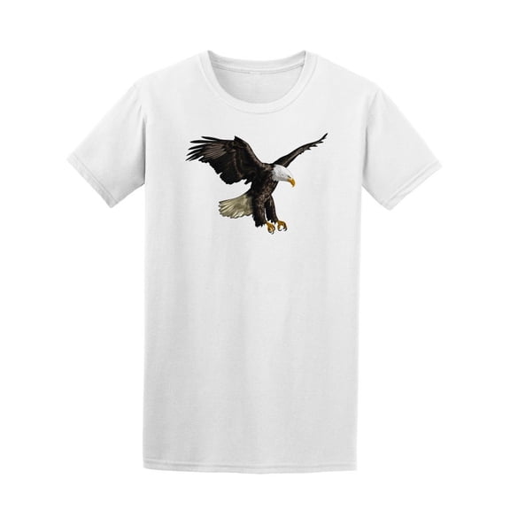 Illustration Bald Eagle Art Tee Men's -Image by Shutterstock