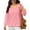 Pink, variant on QIYAGBSA Color Block Crew Neck Tops for Women, Long Sleeve Loose Pullover Sweatshirt with Contrast Detail, Casual Spring Fall Streetwear