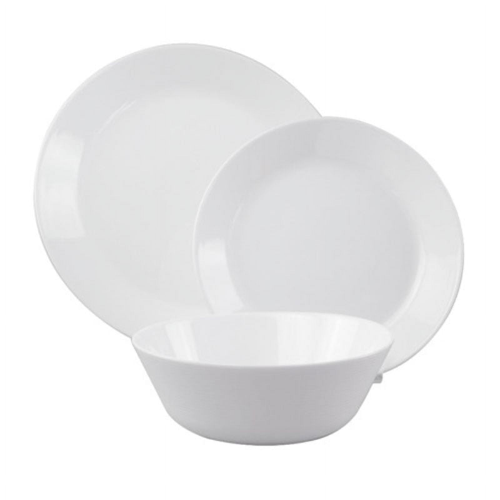 Vajilla De Cerámica Blanca 16 Pz Houseware 38086 Walmart en línea